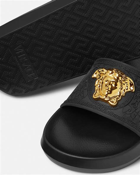 nuove versace palazzo scarpe uomo|Palazzo slides Nero .